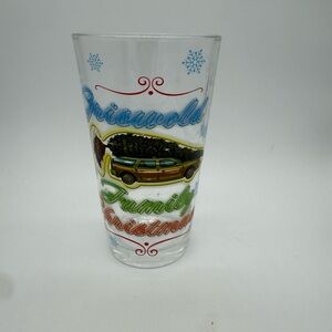 National Lampoon's Christmas Vacation Drinking Glass Griswold Family Christmas
